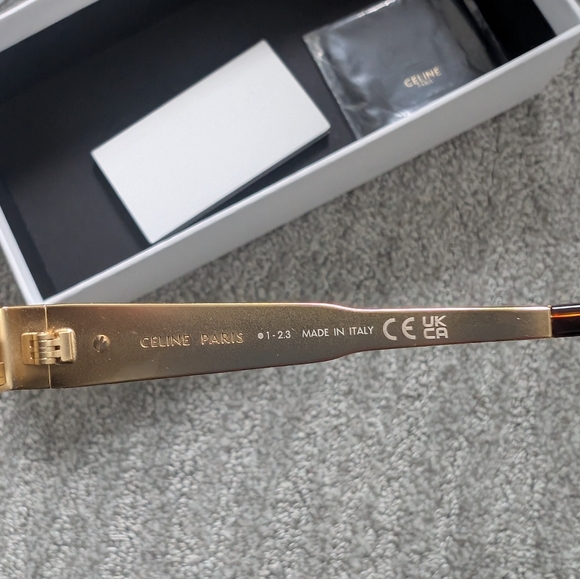 TRIOMPHE METAL 01 SUNGLASSES IN METALGOLD / GREEN - Picture 4 of 12